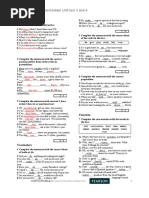 Pre-Intermediate Unit Test 3 and 4: Grammar