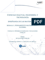 Pensamiento Matematico y Algebra 5