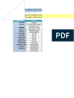 Conditionally Formatting Data: Examples and Guidelines: Worksheet Rule Type