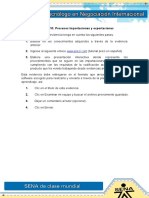 evidencia 10 procesos importaciones y exportaciones