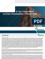 MGY March2020 Investor Presentation 