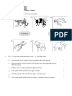 Theme 1: Investigating Living Things