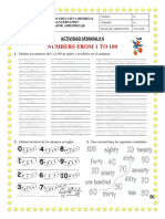 Inglés Semana 6 Grado Tercero