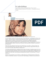 The Mystery of DR Aafia Siddiqui