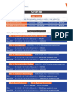 Tuition Fees 2019 Update Index PDF