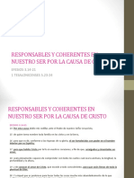 Responsables y Coherentes en Nuestro Ser Por La PDF