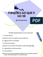 Funções da palavra que