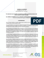 CONSEJO ACADEMICO - Acuerdo 03 017 Modificacion - Calendario - Academico