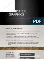 Computer Graphics: Lecture 10 - Computer Animation and Viewing Transformation