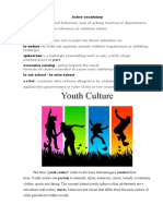 Youth culture ІІ курс 7 тема