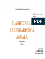 Plan Calindaristic