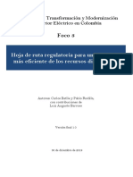 Hoja de Ruta Regulatoria para Un Desarrollo Más Eficiente de Los Recursos Distribuidos