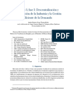 Fase I Descentralización y Digitalización de La Industria y La Gestión Eficiente de La Demanda