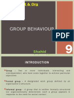 7 - Group Behaviour