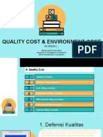 Quality Cost and Environmental Cost Management KLP 1 Intake