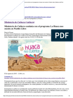 La Huaca Nos Cuenta