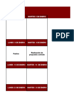 Formato Cronograma Semanal