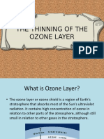 The Thinning of The Ozone Layer Bio Slides