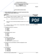 E D Bio Veg Anim 2020 Test 12