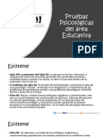 Pruebas Psicológicas Del Área Educativa