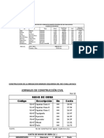 Fletes Irrigacion Challuayacu