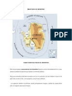 Mapa Fisico de Antartida