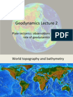 Geodynamics Lecture 2: Plate Tectonics: Observa7ons and The Role of Geodynamics