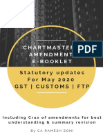 Statutory Updates CA Final IDT May 2020 - CA Ramesh Soni PDF