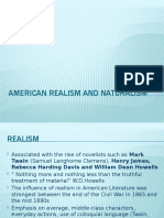 Realism and Naturalism