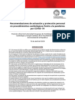 Recomendaciones de Actuación y Protección Personal SUC PDF
