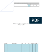 API 650 Atmospheric Storage Tank Calculation & Design Calcuation Sheet #T3.1.1 Welding Spacing Rev. No Sheet of Sheets 1 / 4