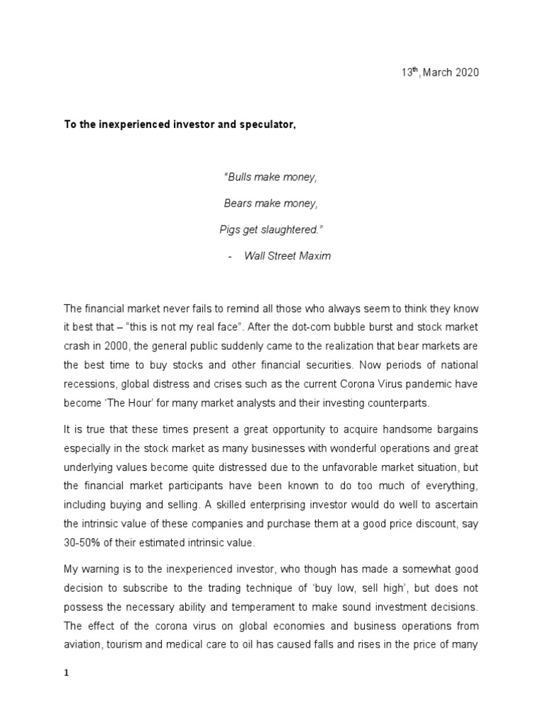 Investing Tips for Newbies | PDF | Stocks | Investor - Low Cost Uk Stocks To Invest In For Newbies