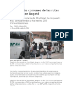 Errores Más Comunes de Las Rutas Escolares en Bogotá