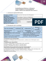 Guía de Actividades y Rúbrica de Evaluación - Ciclo de La Tarea - Tarea 2 PDF