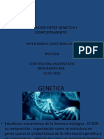 La Relacion Entre Genetica y Comportamiento Actividad 7 Biologia