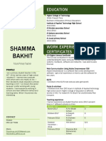 Shamma's Resume
