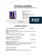 CV Natalia Lopez