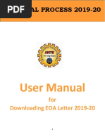 Approval Process 2019-20: User Manual