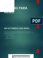 Tuberias para Riego PDF