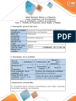 Guia de Actividades y Rúbrica de Evaluación - Fase 2 - Modelos de Regresión Lineal Simple y Múltiple