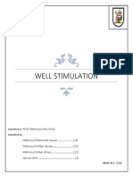 Well Stimulation: Cairo University Faculty of Engineering Petroleum Department