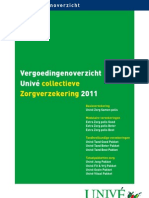 Univé - Vergoedingenoverzicht ZorgSamen2011-collectief