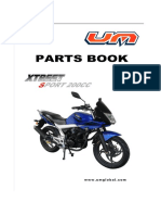 parts book UM para taller de motos