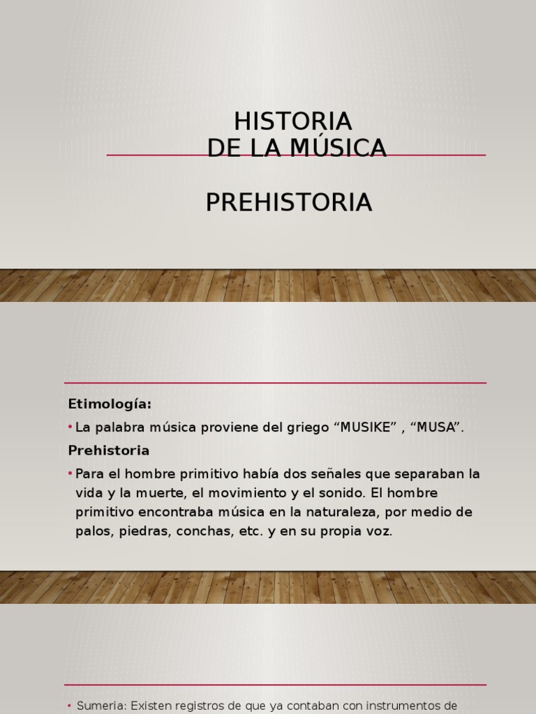 Historia de La Musica | PDF | Historia