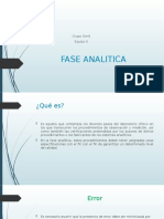 Caracteristicas de La Fase Analitica