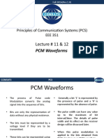 Lecture 11 & 12 - PCM Waveforms