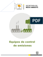 Control de emisiones industriales: tecnologías y equipos