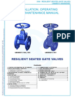 Installation, Operating and Maintenance Manual: Resilient Seated Gate Valves