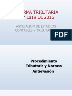 SANCIONES Y PROCEDIMIENTOS TRIBUTARIOS