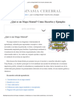 ¿Qué Es Un Mapa Mental - Cómo Hacerlos, Ejemplos y Más PDF